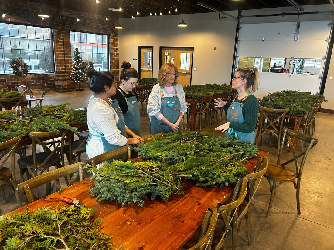 21 Petals greenery workshop class
