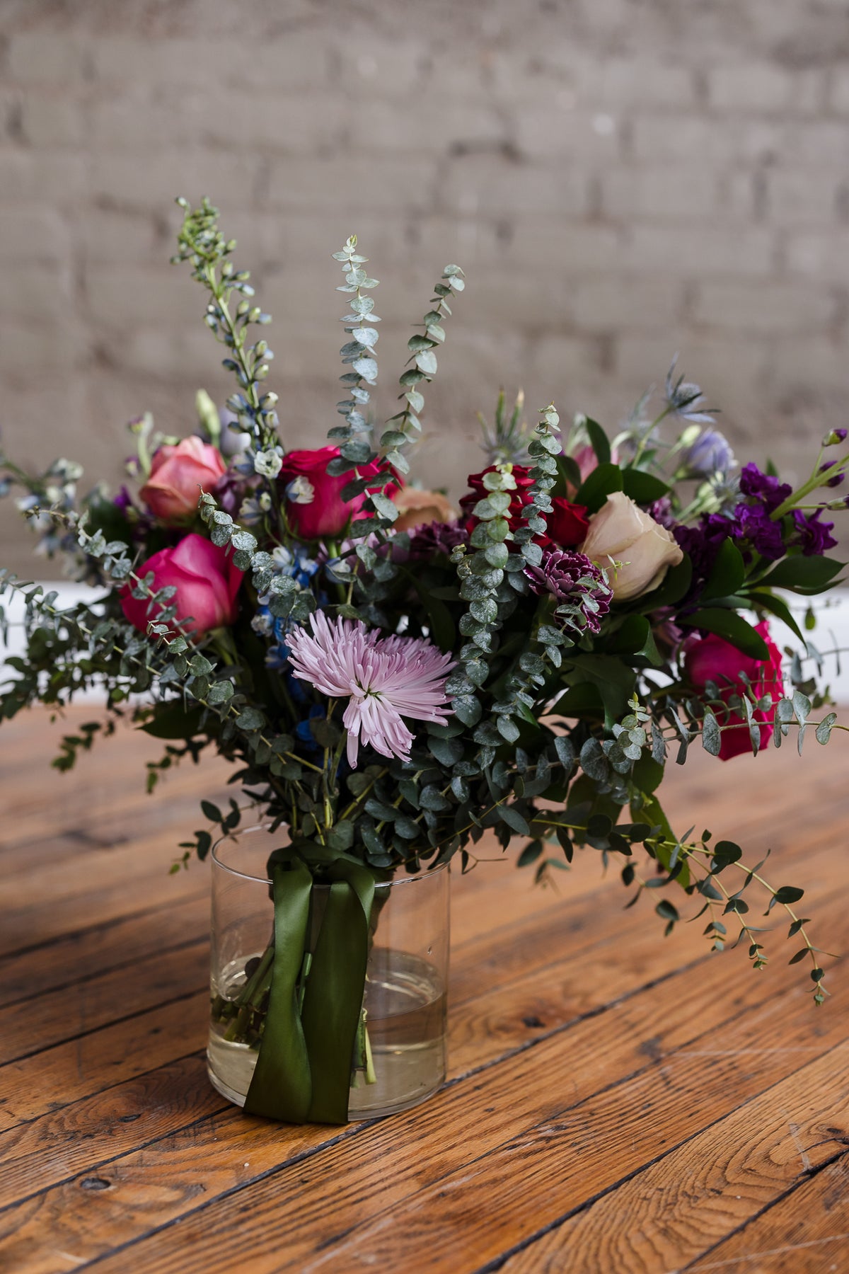 Jewel-tone wedding bouquet