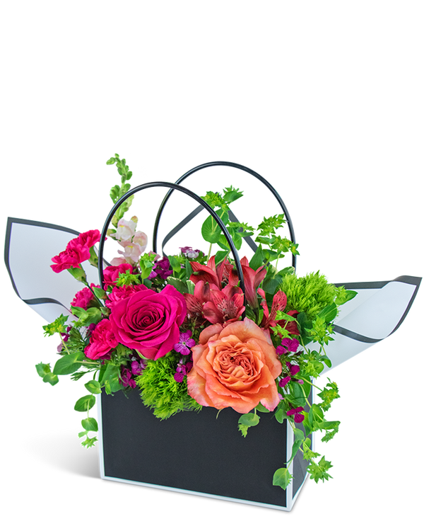 Bright and Bold Blooming Tote