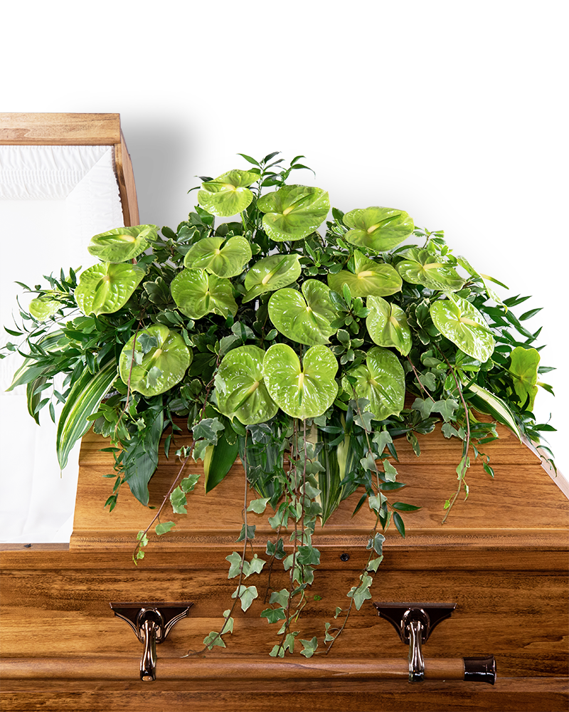 Tropical Haven Casket Spray