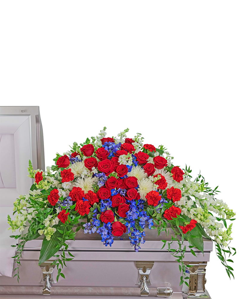 Valiant Honor Casket Spray