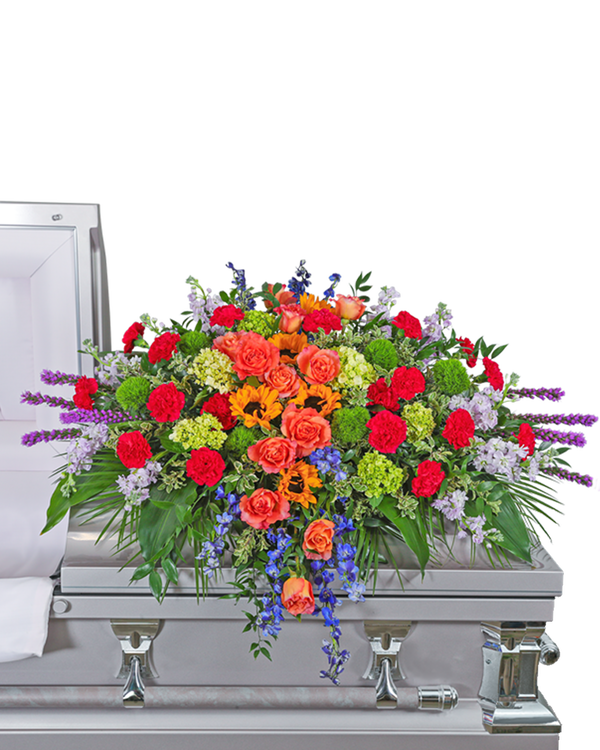 Treasured Memories Casket Spray