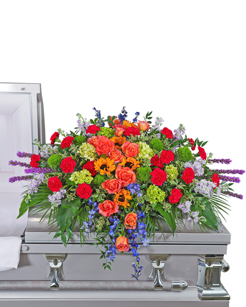 Treasured Memories Casket Spray