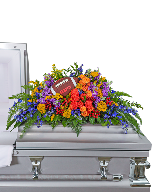 Tears in Heaven Personalized Casket Spray
