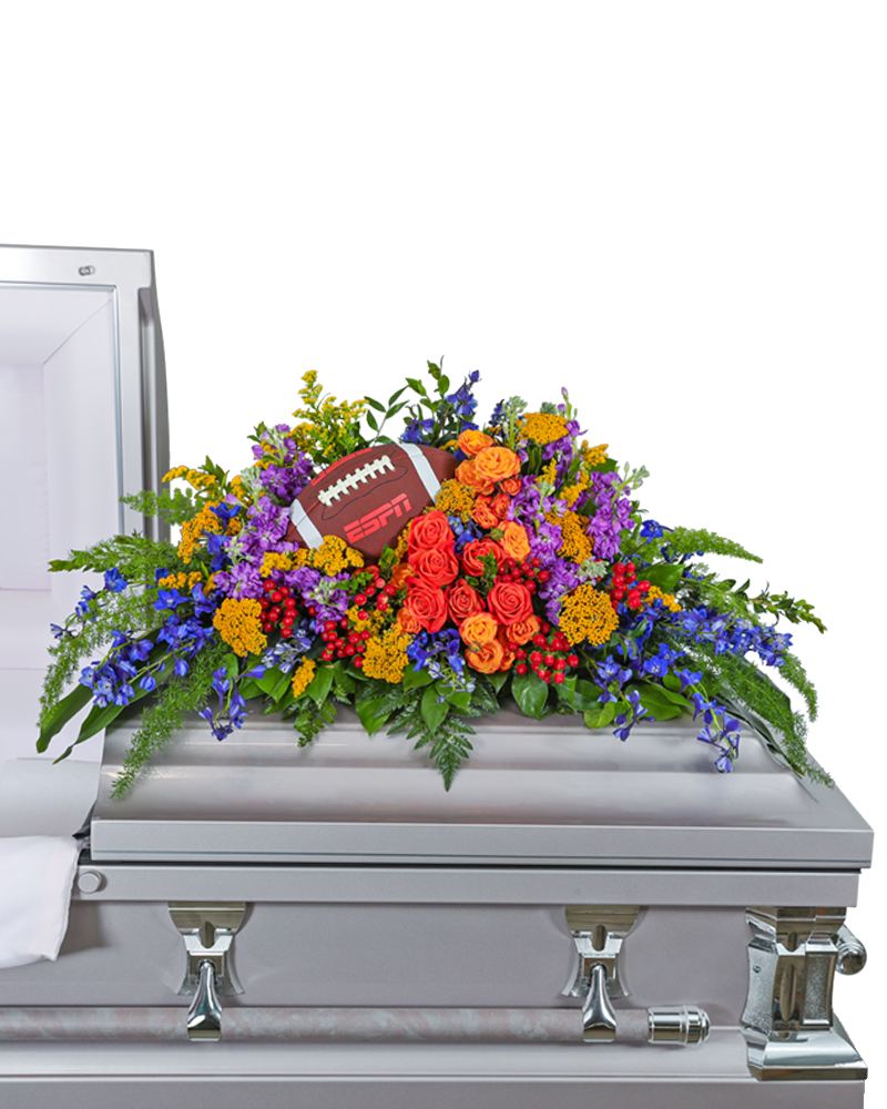 Tears in Heaven Personalized Casket Spray