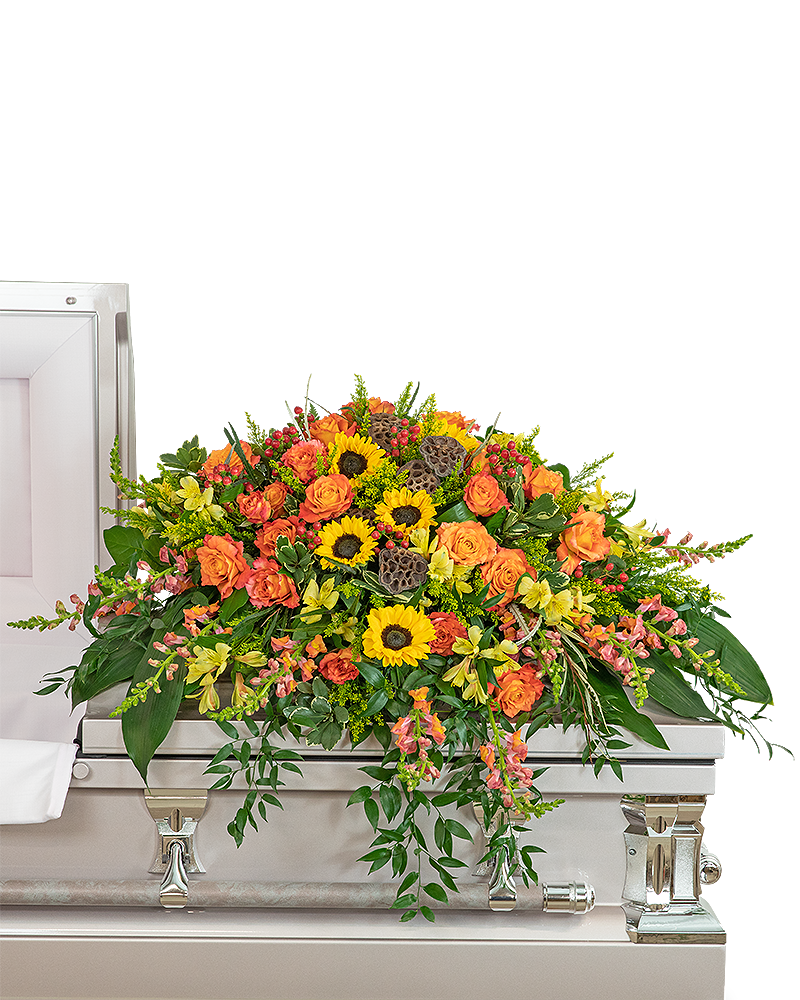 Sunset Reflections Casket Spray