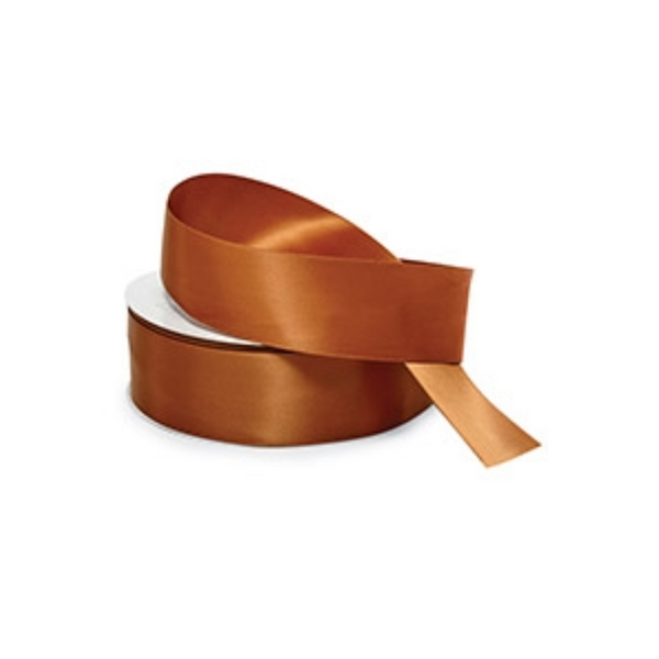 Caramel Premium Double Faced Satin Ribbon 1.5"