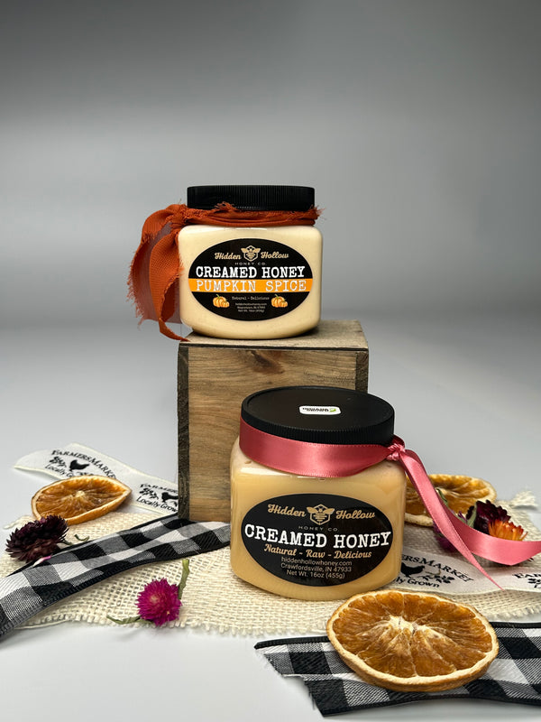 Pumpkin Spiced Creamed Honey